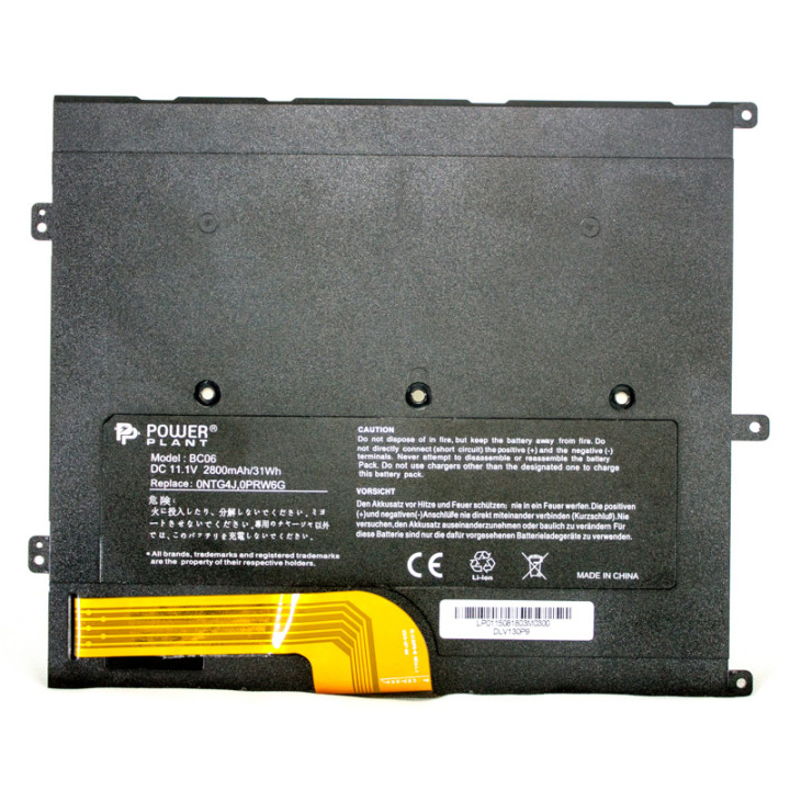 Акумулятор PowerPlant для ноутбуків DELL Vostro V13 (0NTG4J) 11.1V 2800mAh