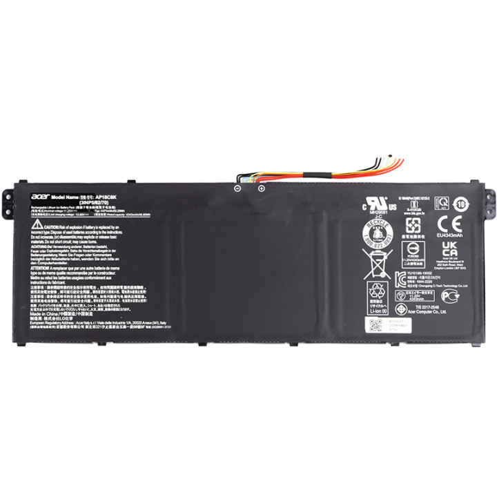 Аккумулятор для ноутбуков ACER Swift 3 SF314-32 (AP18C8K) 11.25V 4471mAh (original)