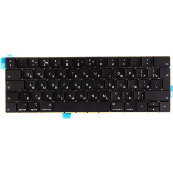 Клавіатура для ноутбука APPLE MacBook Pro 13" A1706 сенсорна панель, Black
