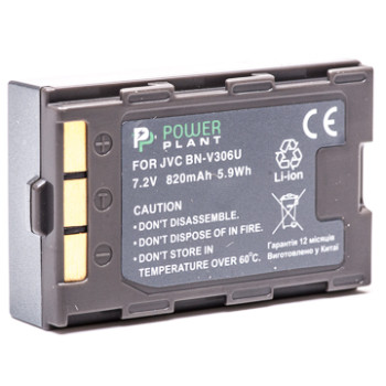 Аккумулятор PowerPlant для JVC BN-V306U 820mAh