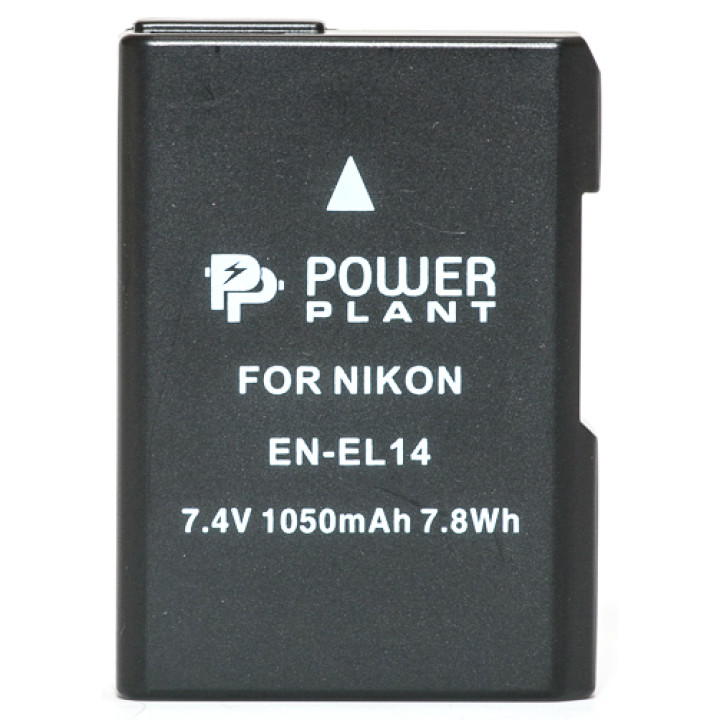 Акумулятор PowerPlant для Nikon EN-EL14 Chip 1050mAh