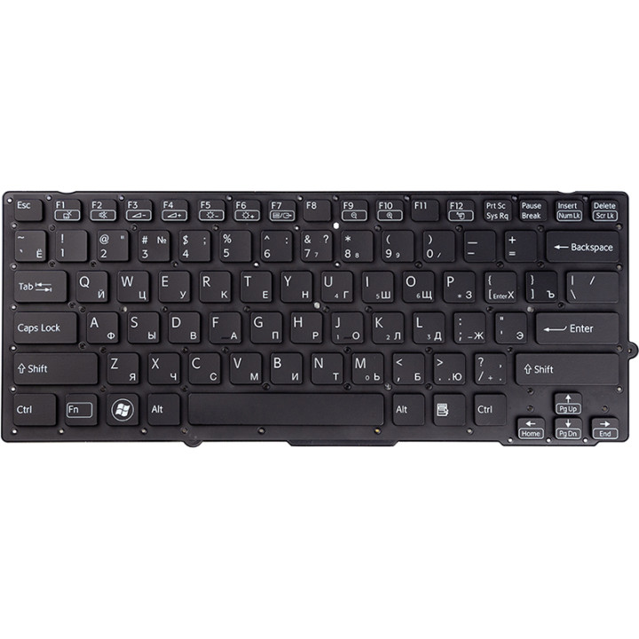 Клавиатура для ноутбука SONY VPC-SB, VPC-SA, Black