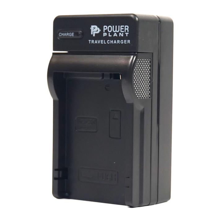 Мережевий зарядний пристрій PowerPlant для Canon LP-E8 Slim, Black