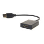 Кабель-переходник PowerPlant HDMI female - USB 3.0 M, Black