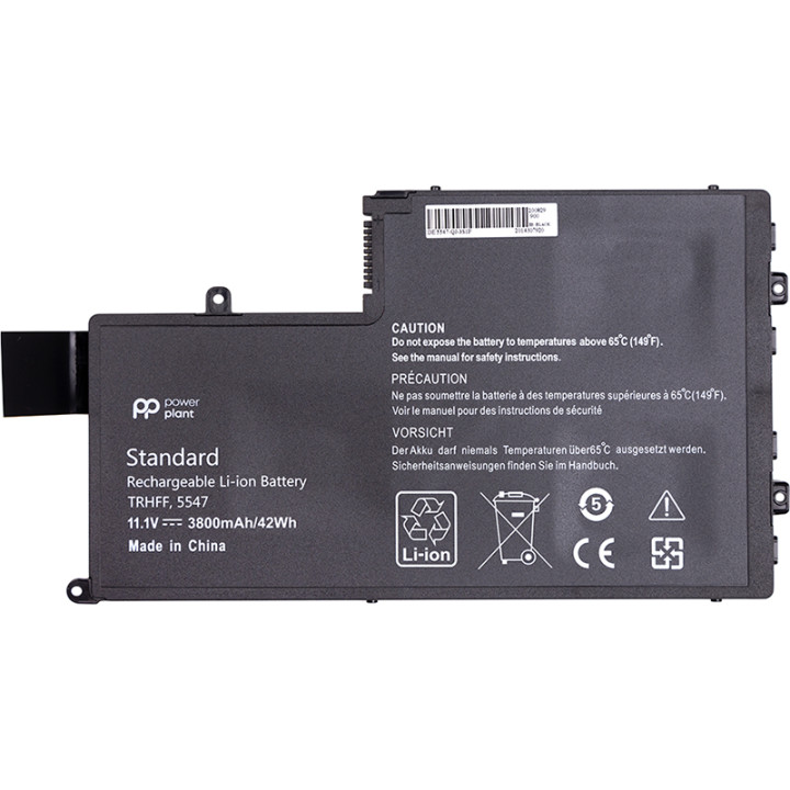 Аккумулятор PowerPlant TRHFF для ноутбуков DELL Inspiron 15 5547 11.1V 3800mAh