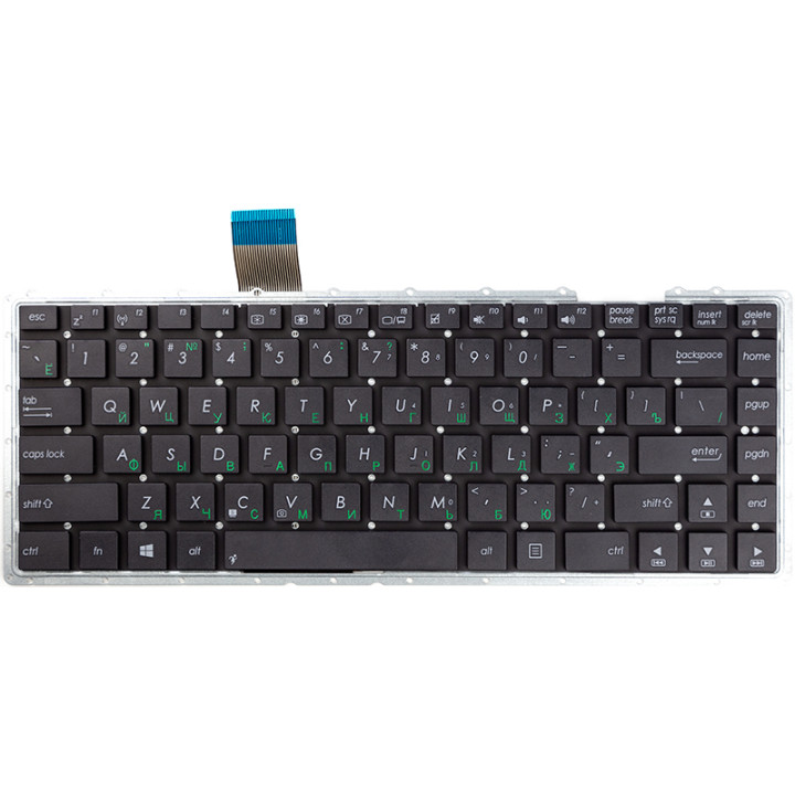 Клавиатура для ноутбука ASUS X450J, A450C без фрейма, Black