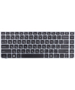 Клавиатура для ноутбука HP ProBook 4330S, 4435S серый фрейм, Gray