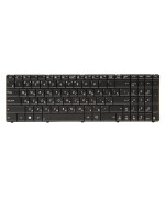 Клавiатура для ноутбука ASUS A52, K52, X54 (N53 version) чoрний фрейм, Black