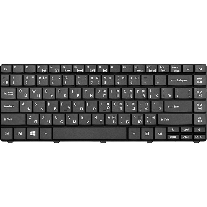 Клавіатура для ноутбука ACER Aspire E1-421, TravelMate 8331, Black