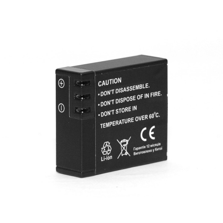 Акумулятор PowerPlant для SJCAM SJ4000B 900mAh, Black