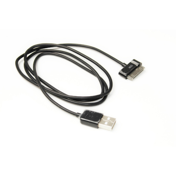 USB Кабель PowerPlant USB - 30pin (4/4s), 1м, Black