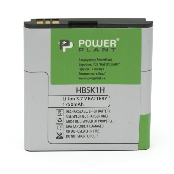 Аккумулятор PowerPlant HB5K1H для Huawei U8650 1750mAh
