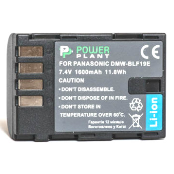 Акумулятор PowerPlant для Panasonic DMW-BLF19 1600mAh