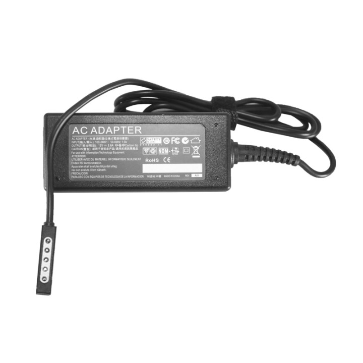 Блок живлення для планшетів PowerPlant MICROSOFT 45W 3.6A 220V 12V, 5pin