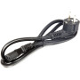 Кабель питания C13, 220V, 3x1.5, медь, 1м, Black