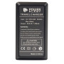 Мережевий зарядний пристрій PowerPlant для Canon LP-E8 Slim, Black