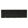 Клавиатура для ноутбука IBM/LENOVO G570, G575 черный фрейм, Black