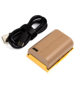 Аккумулятор PowerPlant для Canon TLP-E6NH 2250mAh с кабелем Type-C, Brown