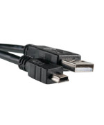 USB Кабель PowerPlant USB 2.0 AM - Mini, 1.5м, Black
