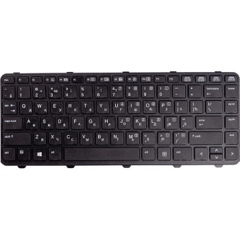 Клавиатура для ноутбука HP ProBook 640 G1 черный фрейм, Black