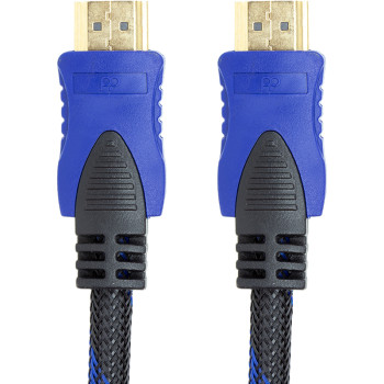 Відео кабель PowerPlant HDMI - HDMI позолочені конектори, 1.3V 3м Double ferrites, Black / Yellow