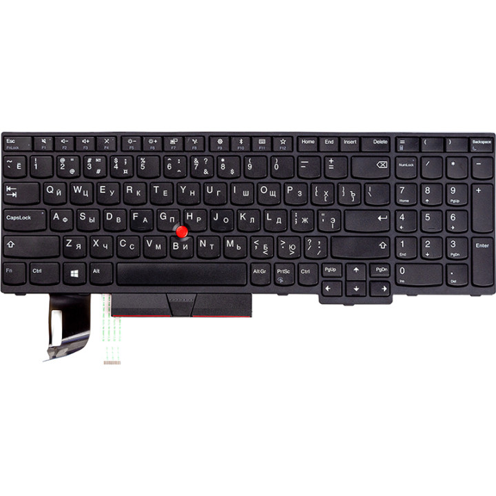 Клавиатура для ноутбука Lenovo Thinkpad E580, Black