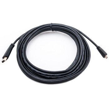 Відео кабель PowerPlant HDMI - micro HDMI позолочені конектори 1.3V 5м, Black