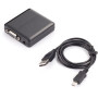 Конвертер PowerPlant HDMI - VGA HDCVGA02-M + R  / L , Black