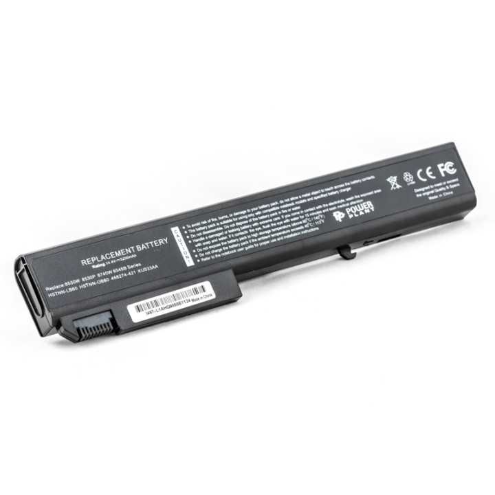 Аккумулятор PowerPlant HSTNN-LB60, H8530 для ноутбуков HP EliteBook 8530 14.4V 5200mAh