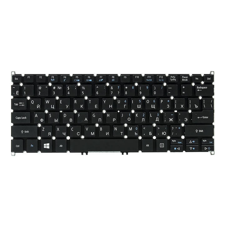 Клавиатура для ноутбука ACER Aspire E3-111, V5-122p, без фрейма, Black