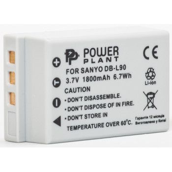 Aкумулятор PowerPlant для Sanyo DB-L90 1200mAh