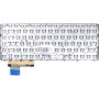 Клавіатура HP EliteBook Folio 9470m, 9480M сірий фрейм, Black