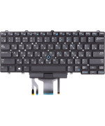 Клавиатура для ноутбука DELL Latitude E5450, E5470 без фрейма, Black