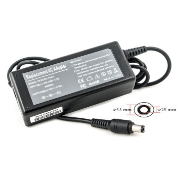 Блок питания для ноутбуков PowerPlant TOSHIBA 220V, 19V 60W 3.16A (6.3 х 3.0)