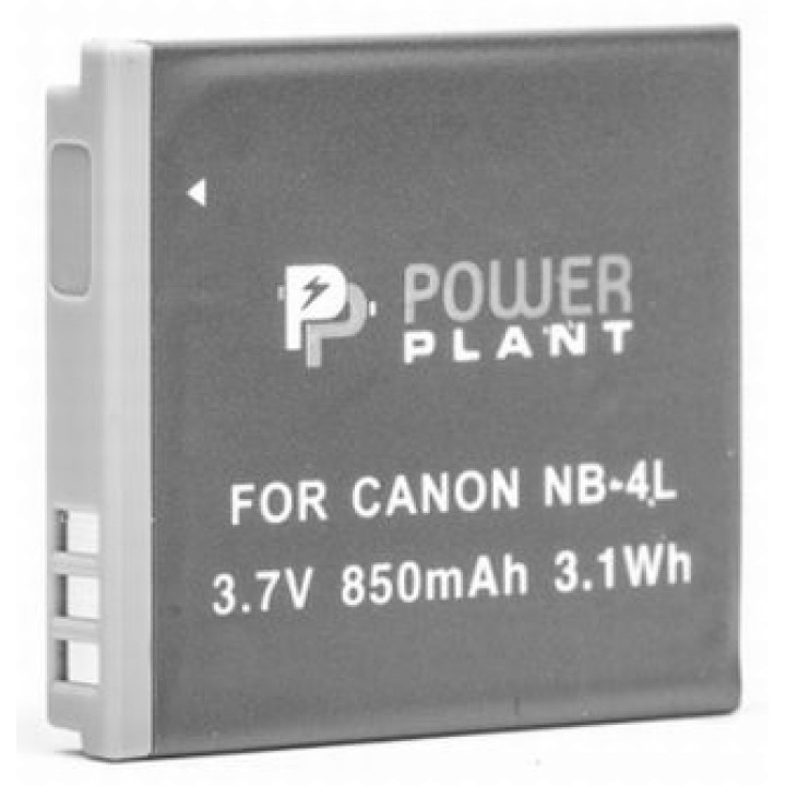 Акумулятор PowerPlant для Canon NB-4L 850mAh