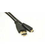 Видео кабель PowerPlant HDMI (M) - micro HDMI (M), 1.4V, 32AWG, 4K x 2K, 2м