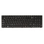 Клавиатура для ноутбука ASUS K50, K60, F52 черный фрейм, Black