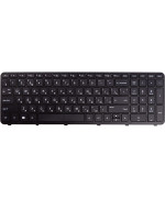 Клавіатура для ноутбука HP 350 G1, 355 G2 чорний фрейм, Black