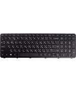 Клавиатура для ноутбука HP 350 G1, 355 G2 черный фрейм, Black