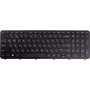 Клавиатура для ноутбука HP 350 G1, 355 G2 черный фрейм, Black