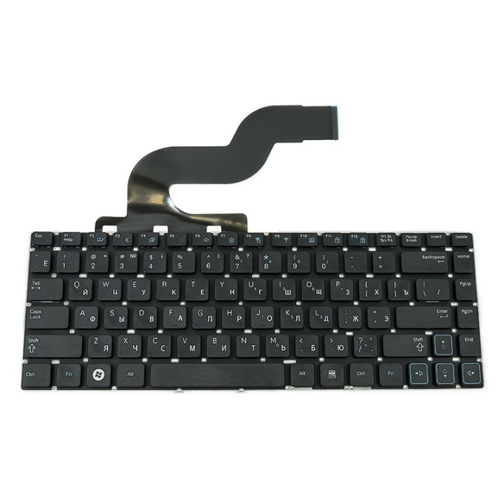 Клавиатура для ноутбука SAMSUNG RV411 без фрейма, Black