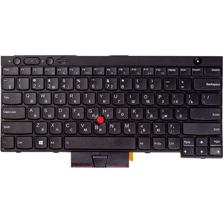 Клавіатура для ноутбука LENOVO Thinkpad T430, L430, X230 чорний фрейм, Black