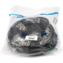 Відео кабель PowerPlant VGA-VGA Double ferrites 15м, Black