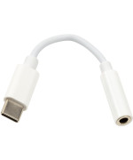 Переходник PowerPlant USB Type-C (M) - AUX 3.5 мм (F), 0.2 м