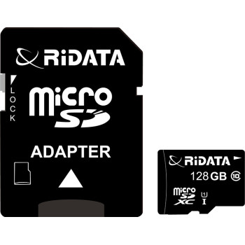 Карта пам'яті RiDATA microSDXC 128GB Class 10 UHS-I+ SD адаптер