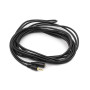 Аудіо кабель PowerPlant 3.5мм M-F 5м, Black