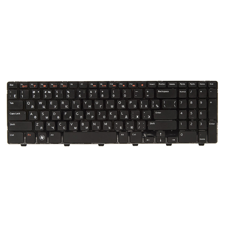 Клавиатура для ноутбука DELL Inspiron 15R: N5110, M5110 черный фрейм, Black