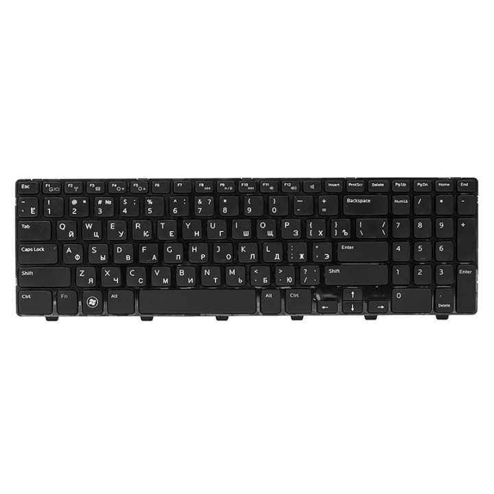 Клавіатура для ноутбука DELL Inspiron 15R: N5110, M5110 чорний кадр, Black