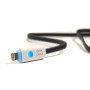 Сетевое зарядное устройство для PowerPlant W-280 USB 5V 2A Lightning LED, Black