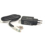 Мережевий зарядний пристрій PowerPlant W-280 USB 5V 2A Lightning LED, Black